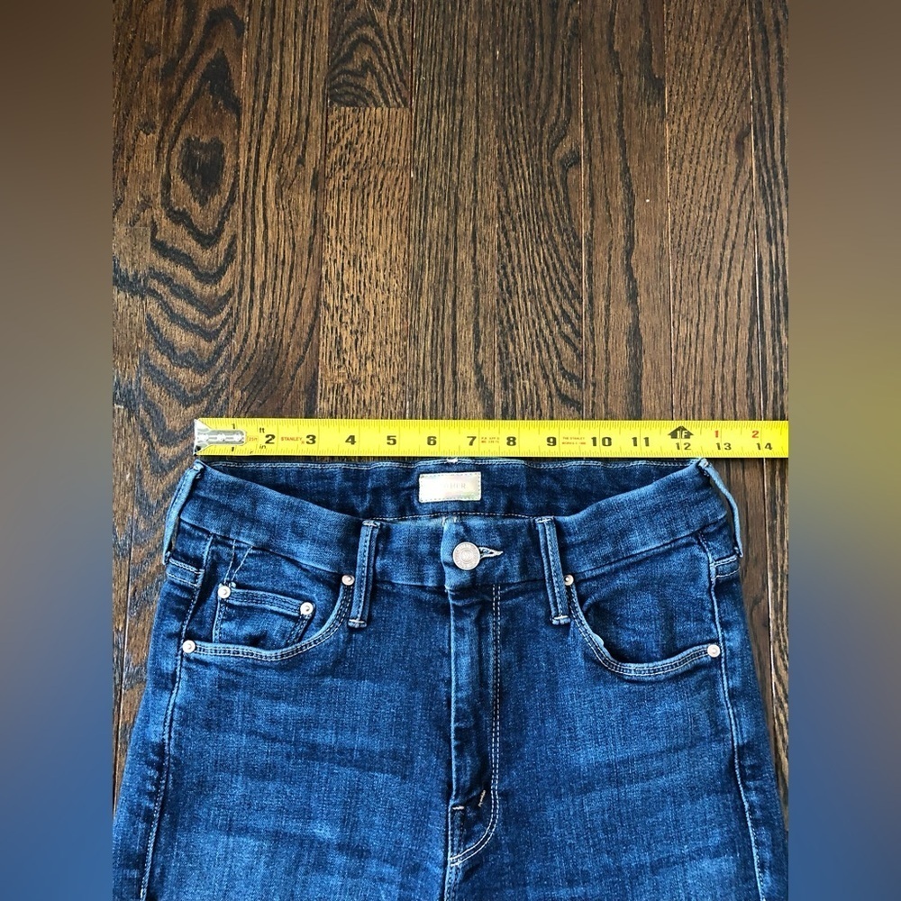 MOTHER Women’s 26 Looker Ankle Fray High-Rise Skinny Jeans - Girl Crush - EUC! - Picture 7 of 15
